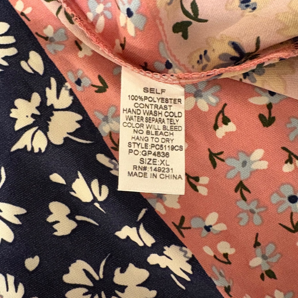 CHICSOUL Pretty Patchwork Look Dress, XL - Picture 9 of 9